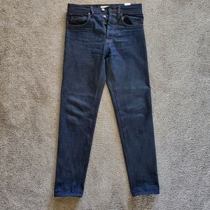 Unbranded Relaxed Tapered Raw Selvedge Jeans 30x32